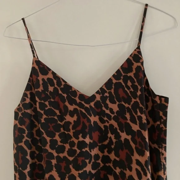 J. Crew Darla Bias Cut Slip Dress in Leopard Brown Size 6 NEW NWT MSRP $128 - Picture 5 of 9